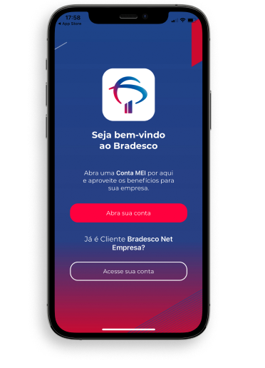 Bradesco app screen 1