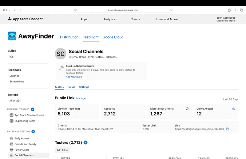 Como testar um app no TestFlight antes de publicar na App Store