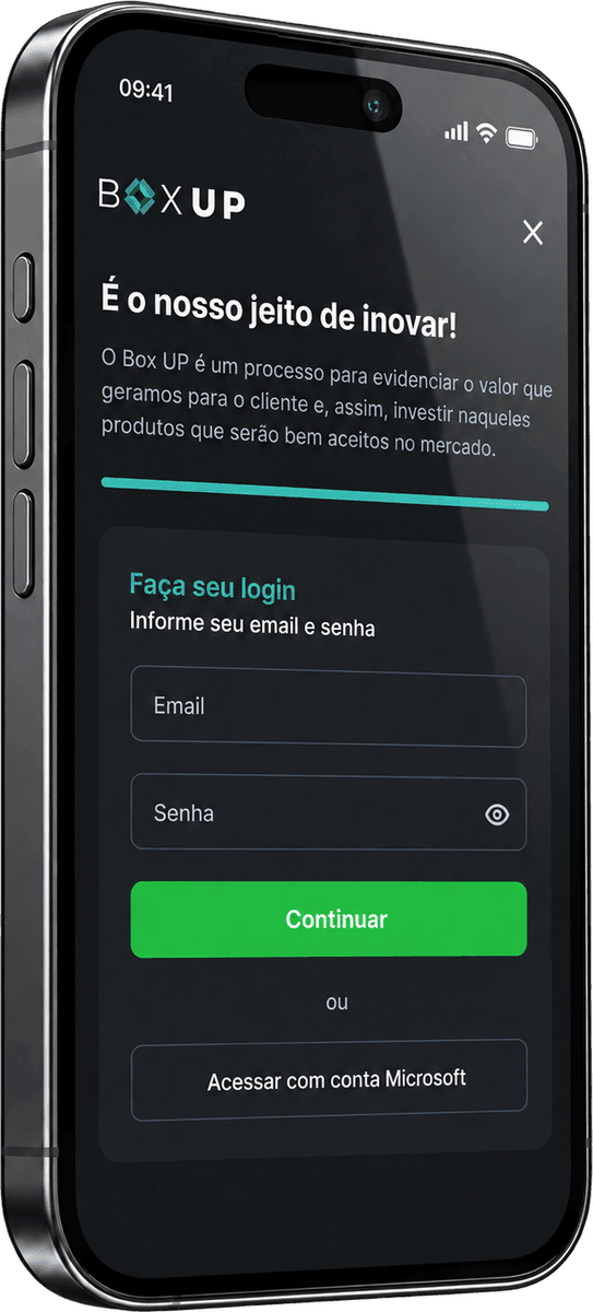Boxup - Votorantim, tela um acesso simples para começar