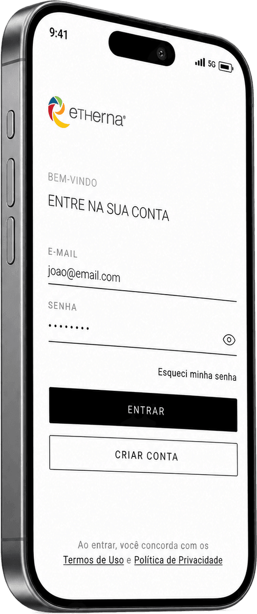 Etherna, tela um acesso simples para começar