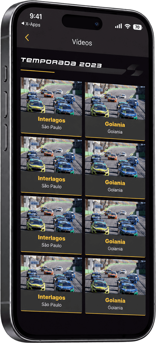 Stock Car, tela o evento em detalhe