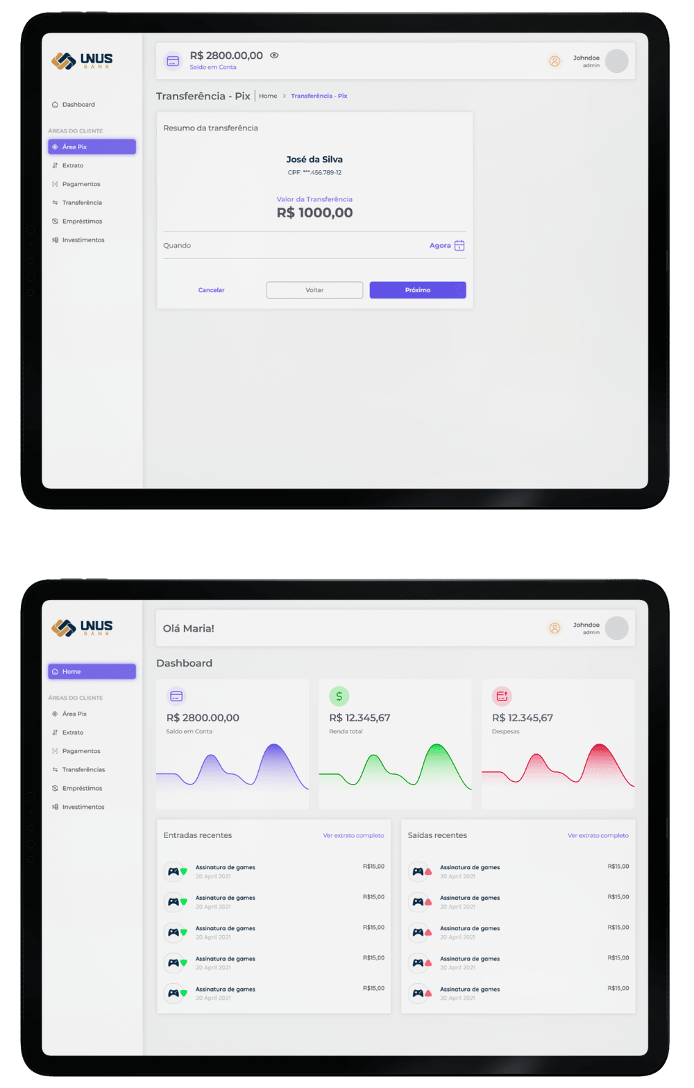 Web Unus Bank