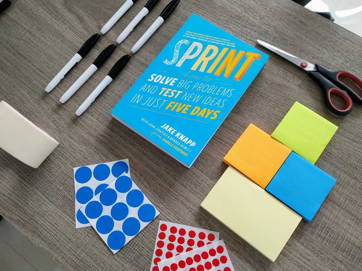O livro Sprint foi desenvolvido por Jake Knapp