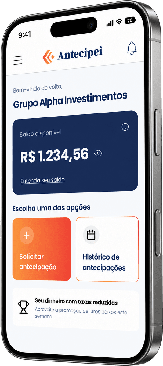 Antecipei, tela uma visão geral da operação