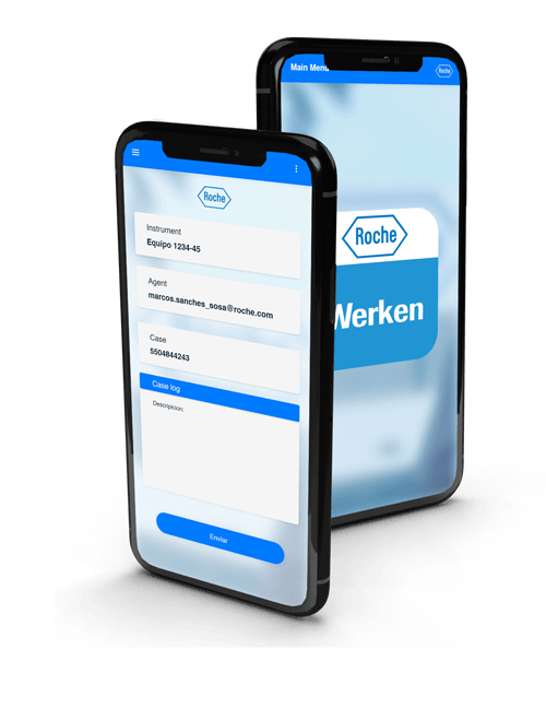 Telas de celular app roche