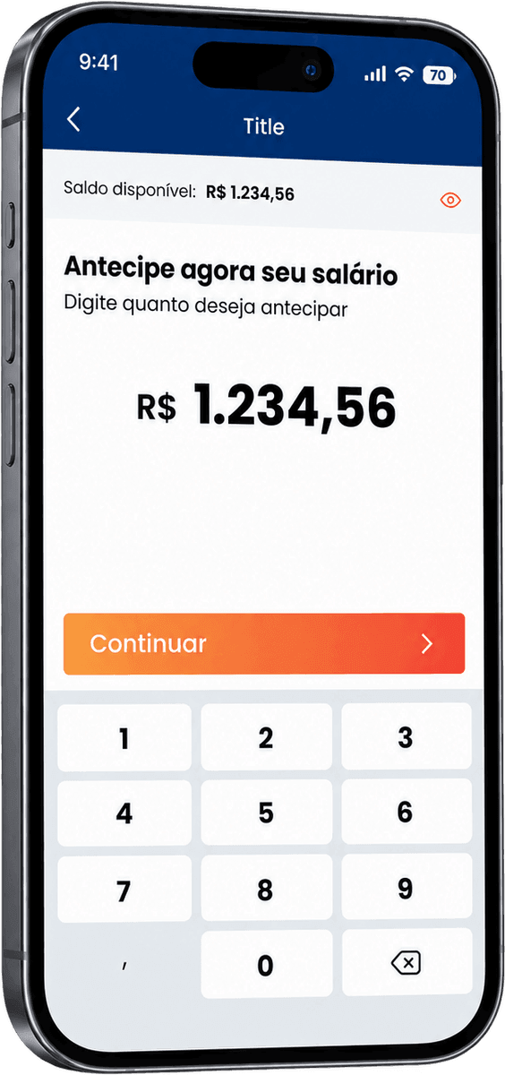 Antecipei, tela a antecipação em si